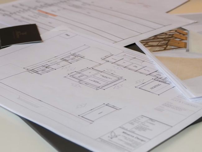 Kitchen layout and CAD designs
