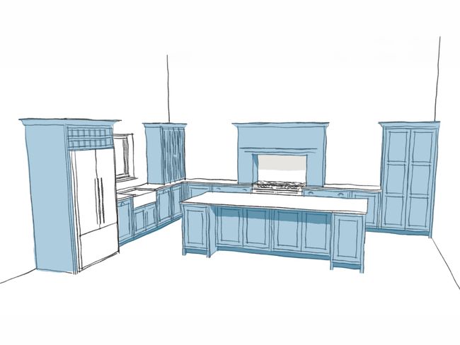 design concept of bespoke kitchen