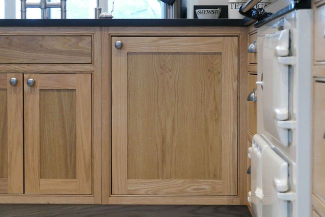 wooden oak kitchen